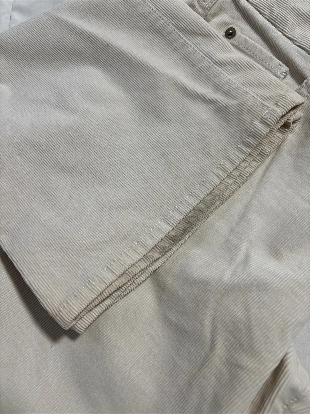 J. Crew Women’s Cream Corduroy Slacks Pants